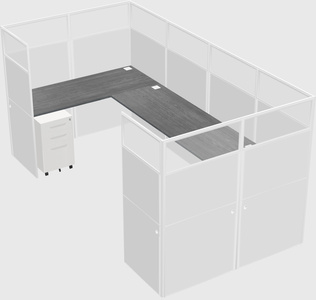 Cabine en u
