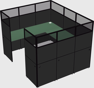 Cabine en u