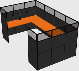 Cabine en u