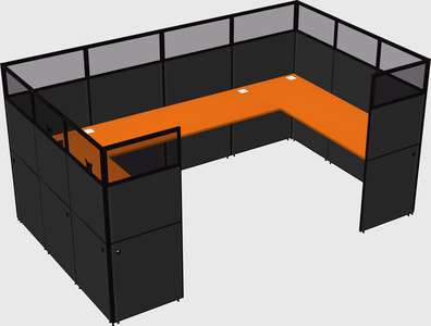Cabine en u