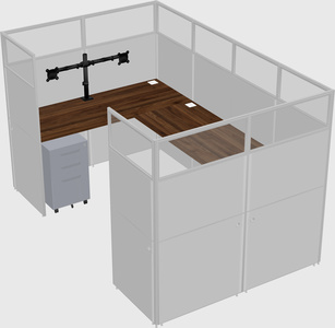 Cabine en u