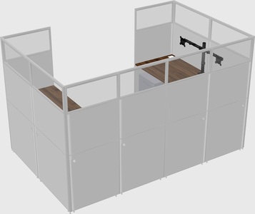 Cabine en u