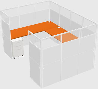 Cabine en u