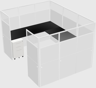 Cabine en u