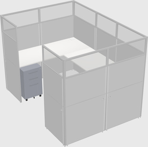 Cabine en u