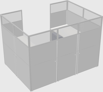 Cabine en u