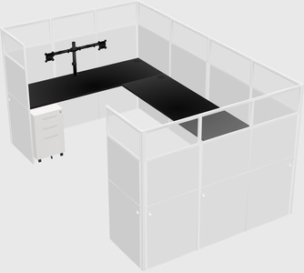 Cabine en u
