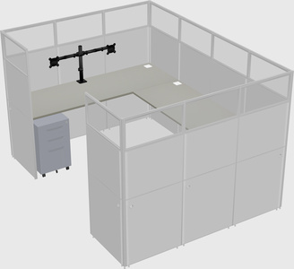 Cabine en u