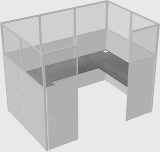 Cabine en u