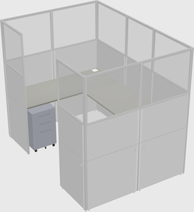 Cabine en u