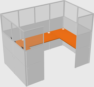 Cabine en u