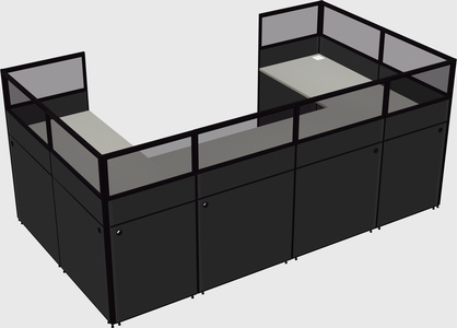 Cabine en u