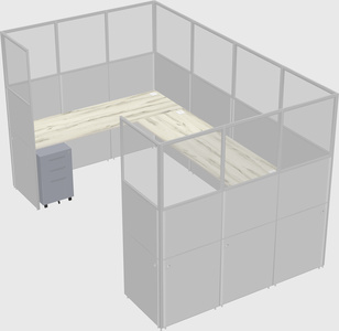 Cabine en u