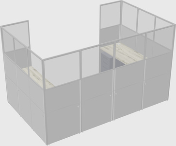 Cabine en u