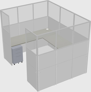 Cabine en u