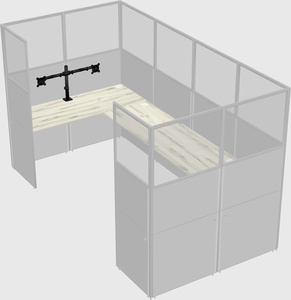 Cabine en u