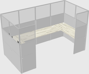 Cabine en u