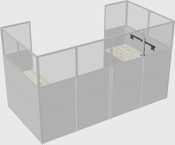 Cabine en u