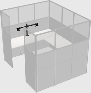 Cabine en u