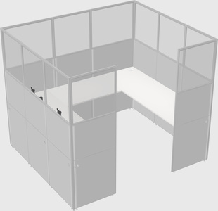 Cabine en u