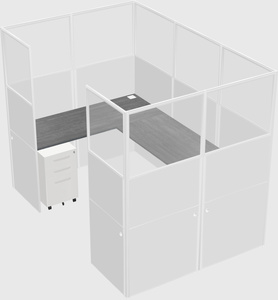 Cabine en u
