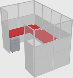 Cabine en u