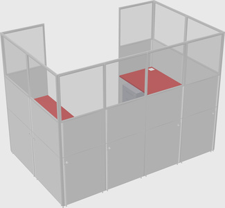 Cabine en u