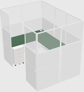 Cabine en u