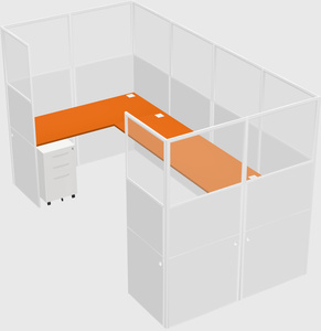 Cabine en u