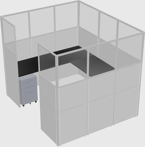 Cabine en u