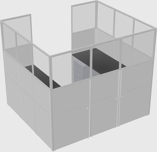 Cabine en u