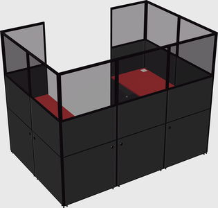 Cabine en u