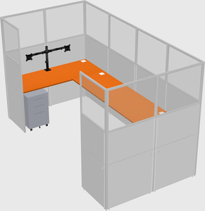 Cabine en u