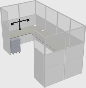 Cabine en u