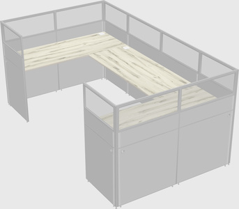 Cabine en u