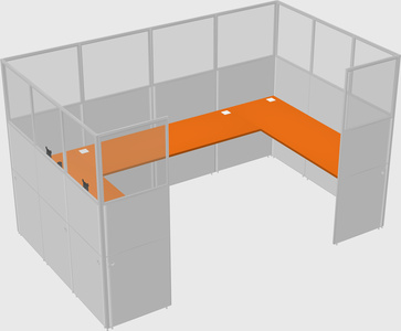 Cabine en u