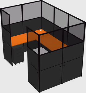 Cabine en u