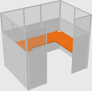 Cabine en u