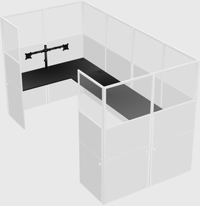 Cabine en u