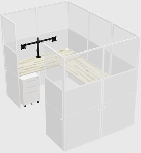 Cabine en u
