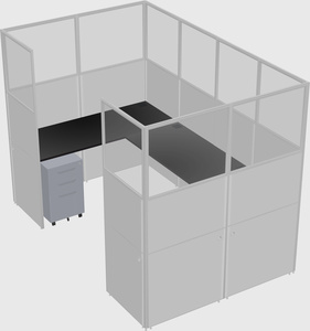 Cabine en u