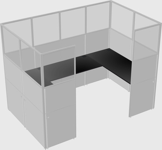 Cabine en u