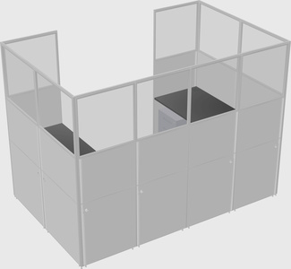 Cabine en u