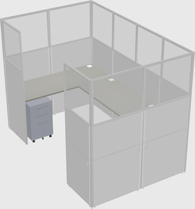 Cabine en u
