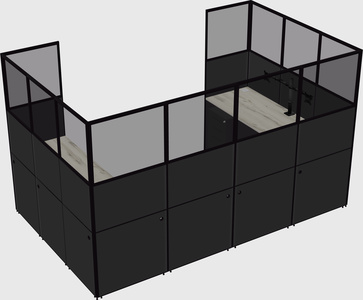 Cabine en u