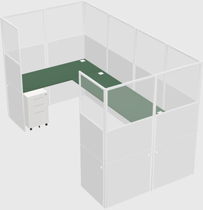 Cabine en u