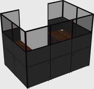 Cabine en u