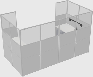 Cabine en u