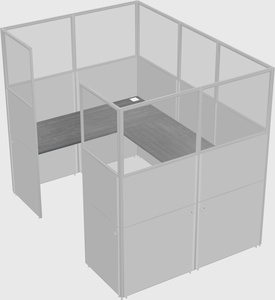 Cabine en u