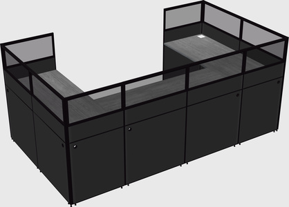 Cabine en u